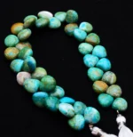 Natural Opalina Gemstone from Andes Peru, 10 mm size smooth heart shape beads, 8.5 inch full strand, rare gem beads for jewelry making - Image 4