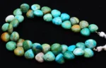 Natural Opalina Gemstone from Andes Peru, 10 mm size smooth heart shape beads, 8.5 inch full strand, rare gem beads for jewelry making - Image 2