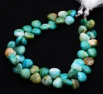 natural opalina gemstone from Andes Peru, 9.5 mm size smooth heart shape beads, 9 inch full strand, rare gem beads for jewelry making - Image 5