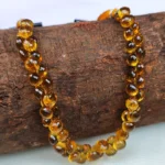 Natural AAA Grade Honey Quartz Multiple Size Faceted Onion Shape Briolette Beads 9" Strand - Image 2